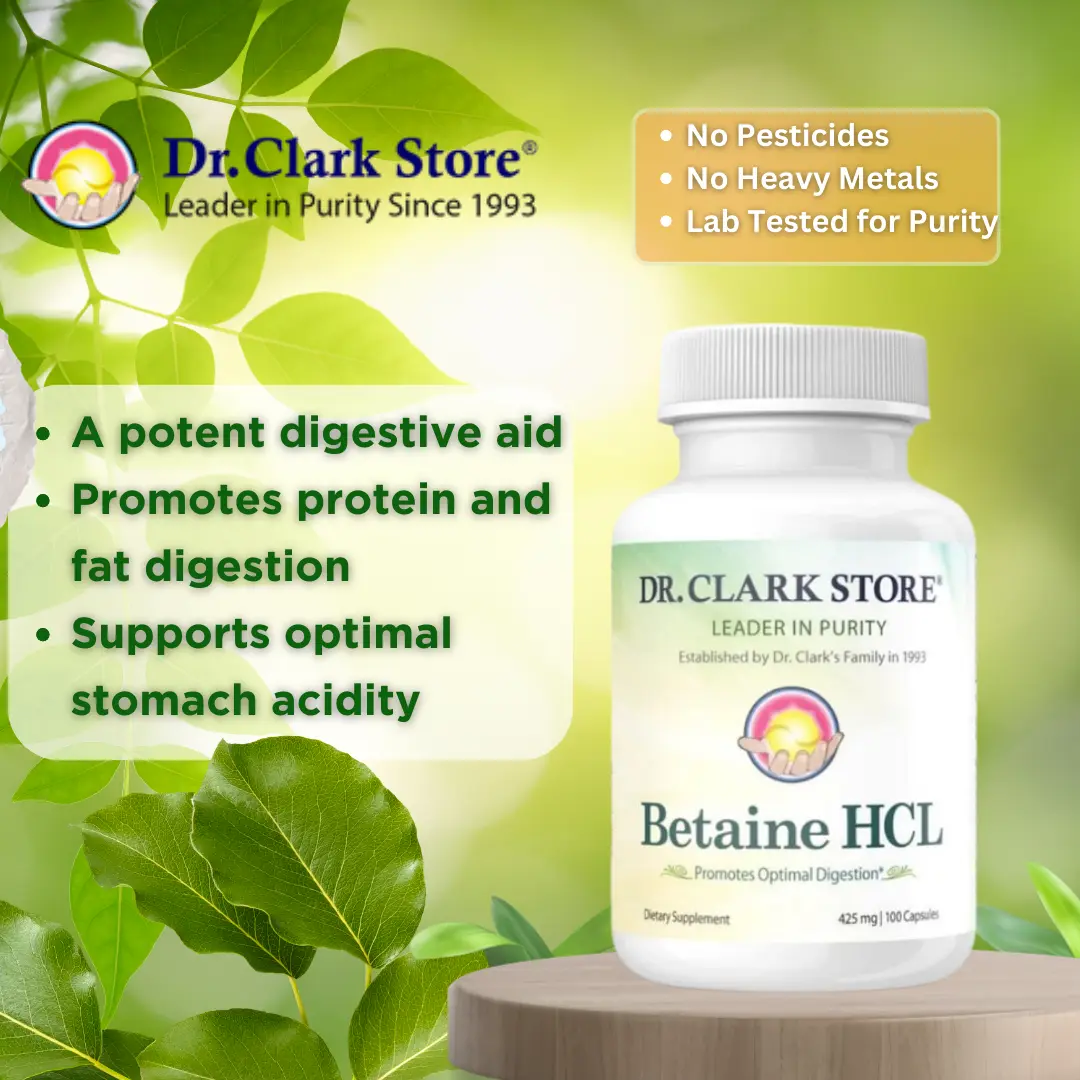 Betaine HCL, 425 mg 100 capsules - Image 3