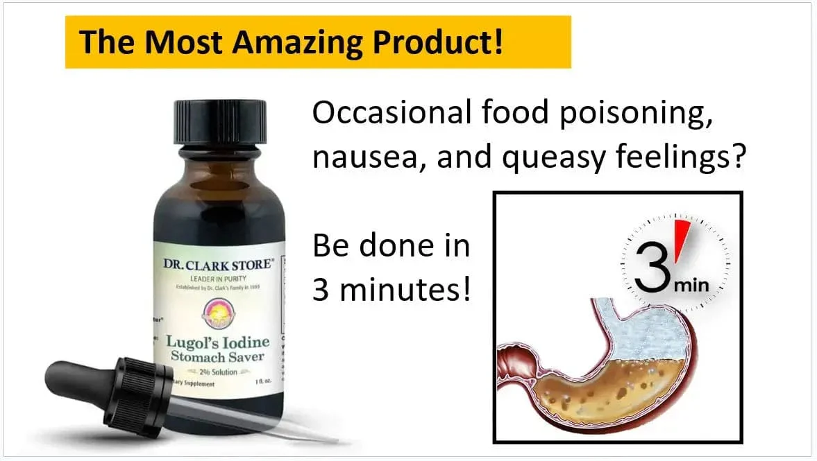 Dr. Clark Lugol's Iodine Stomach Saver 1 fl oz (30 cc) - Image 6