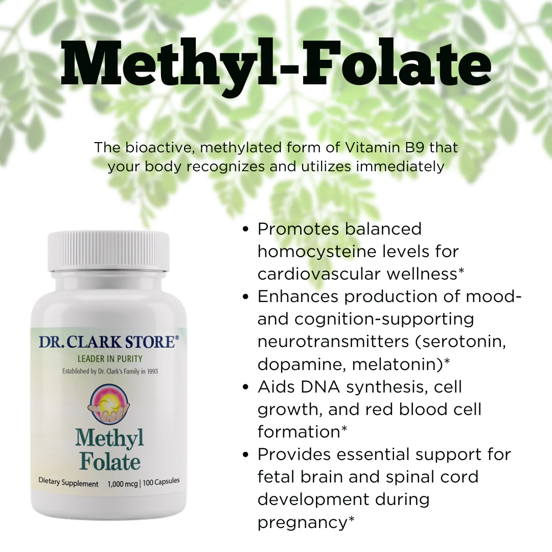 Folate (Methylated) 1000 mcg 100 capsules - Image 7