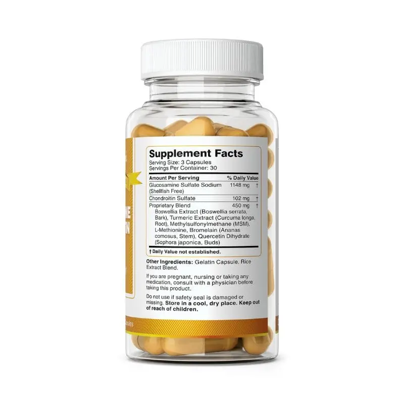Glucosamine Chondroitin Plus, 90 capsules - Image 4