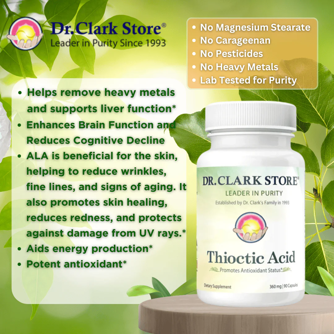 Alpha Lipoic Acid (Thioctic Acid), 360 mg 90 capsules - Image 5