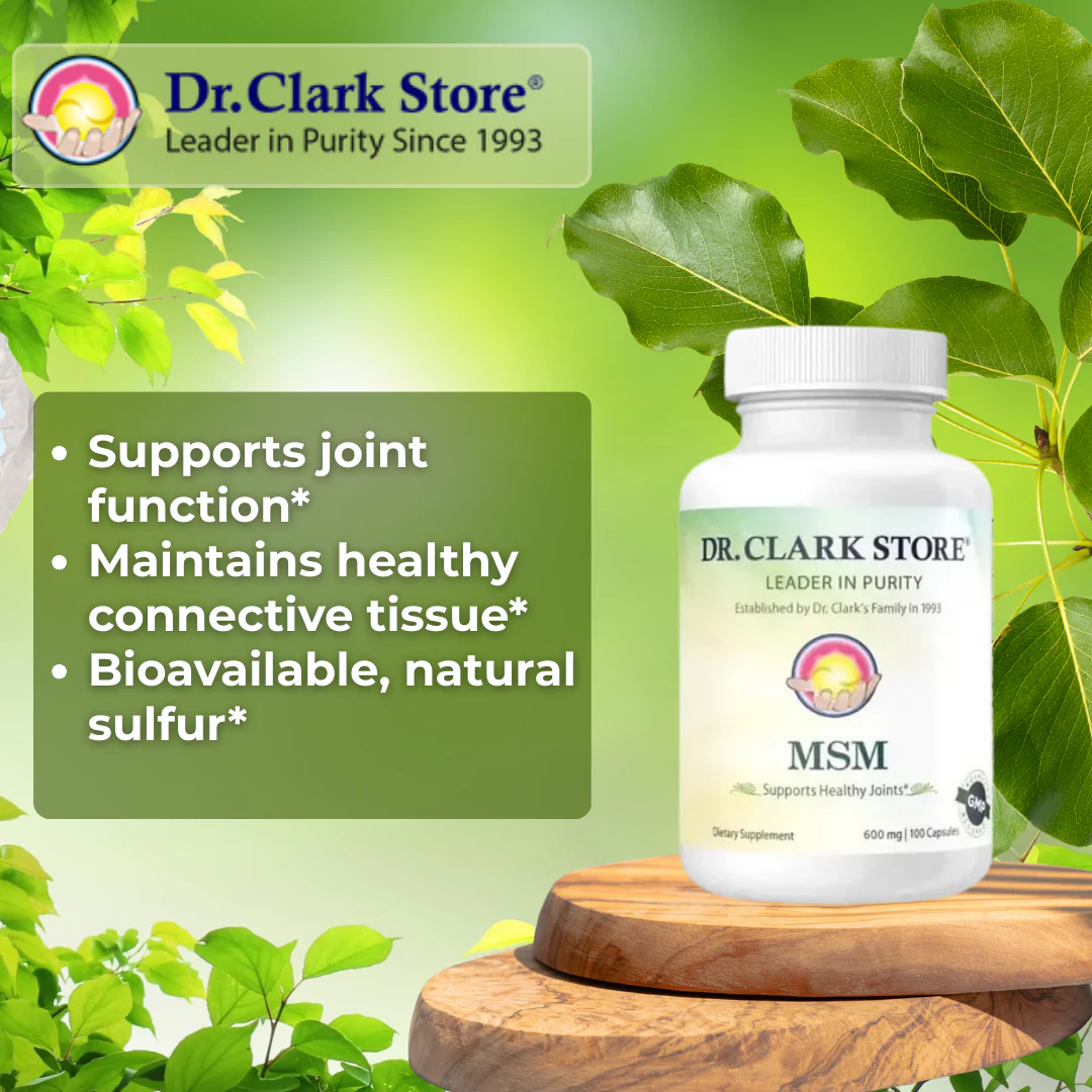 MSM, 600 mg 100 capsules - Image 3