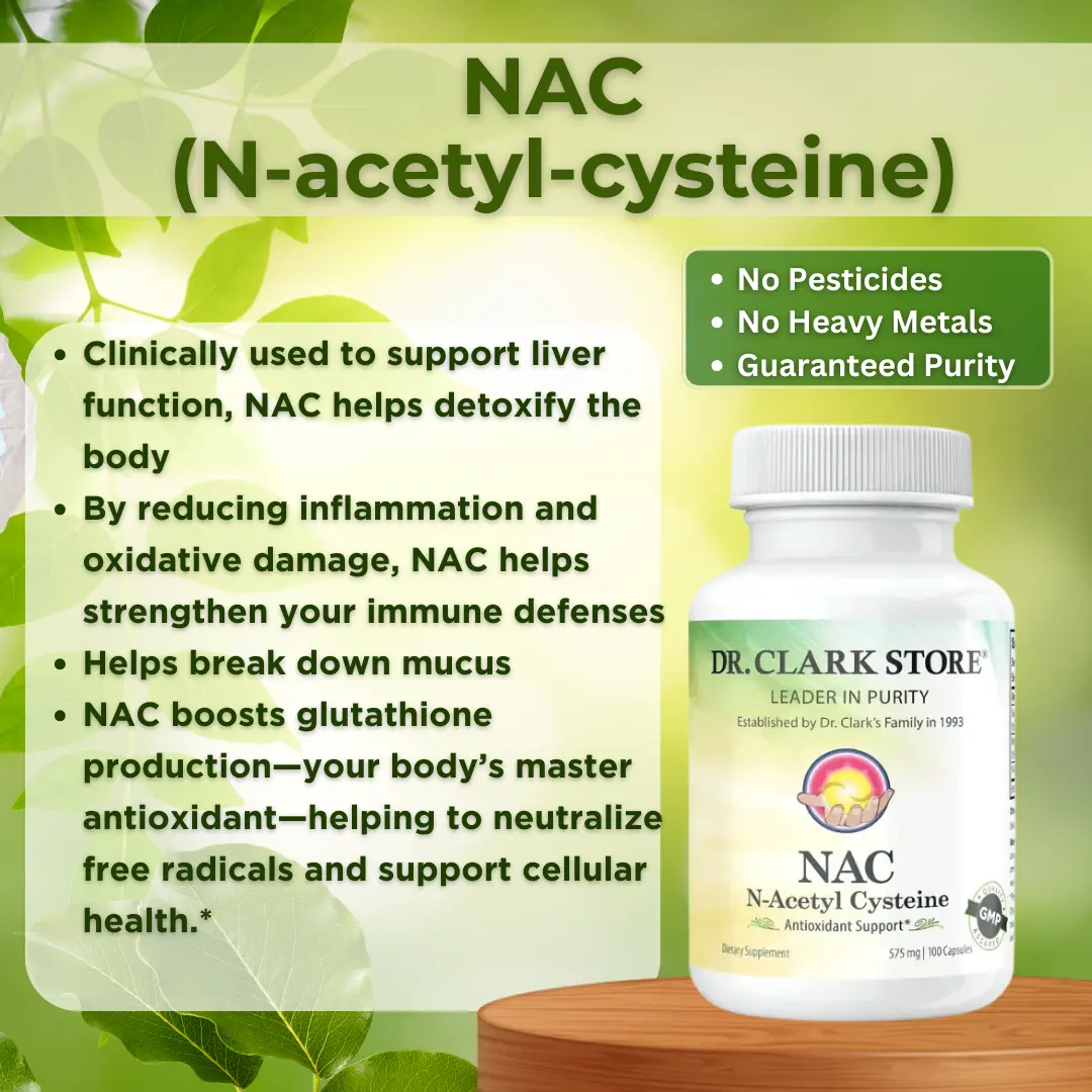 N-Acetyl Cysteine, 575 mg 100 capsules - Image 3