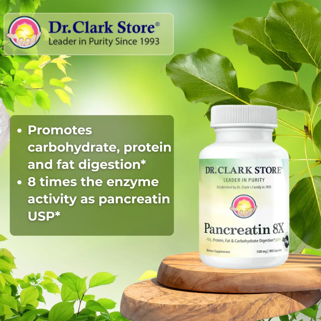 Pancreatin 8X, 500 mg - 100 Capsules - Image 7