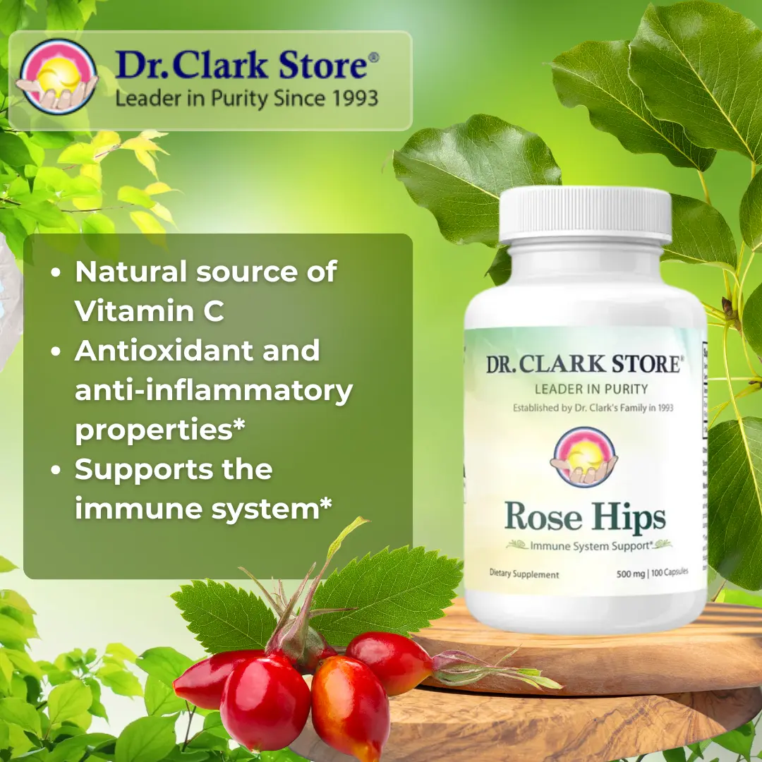 Rose Hips, 500 mg 100 capsules - Image 3