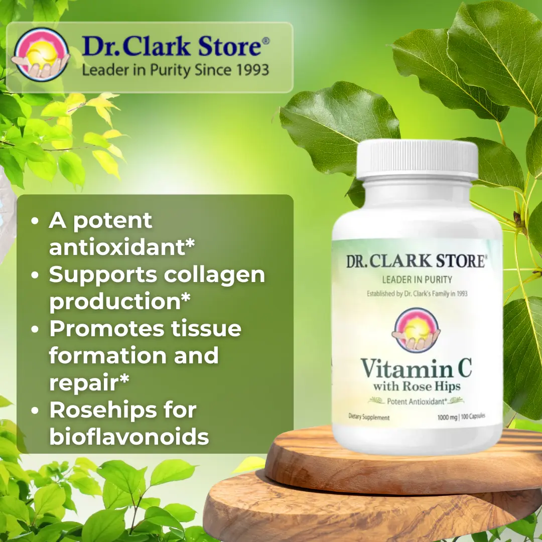 Vitamin C w/ Rose Hips, 1,000 mg 100 Capsules - Image 3