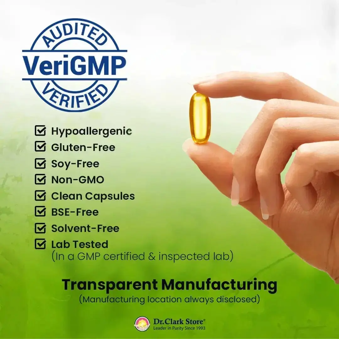Wormwood Blend; Vegetarian, 330 mg 100 tapioca capsules - Image 7